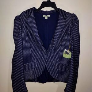 Navy Stripe Blazer